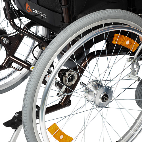 Быстросъемные задние колеса с кнопочной фиксацией